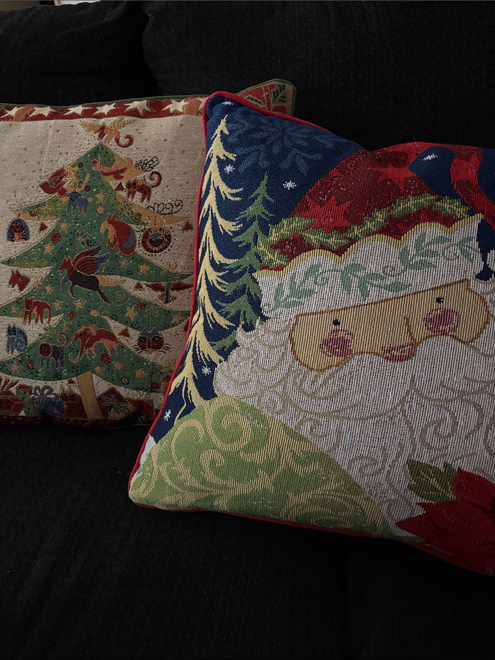 Pier 1 Holiday Throw Pillow and Christmas Tree Pillow set